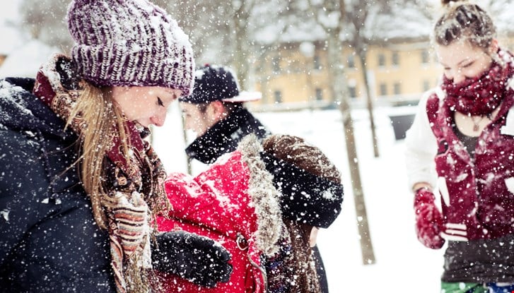 Girls studying in sweden