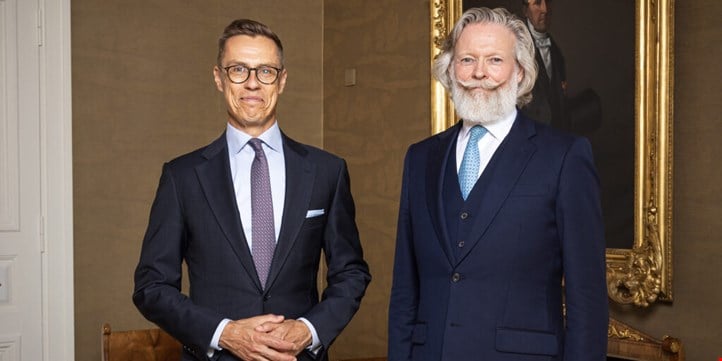 President Alexander Stubb och ambassadör Peter Ericson