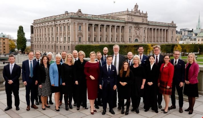 Gruppbild på regeringen