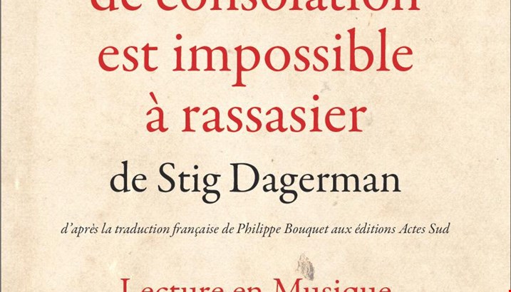 Lecture au piano Stig Dagerman.