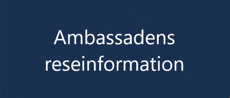 Ambassadens reseinformation