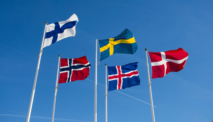 Nordic flags