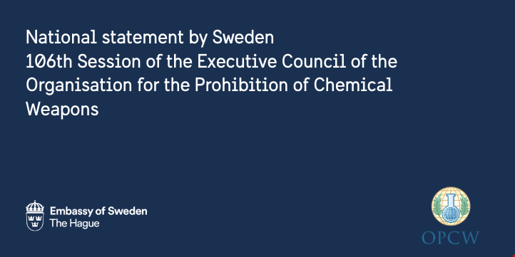 Illustration OPCW Statement EC106