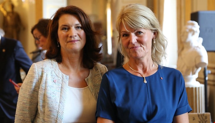 Ann Linde och Anna Hallberg