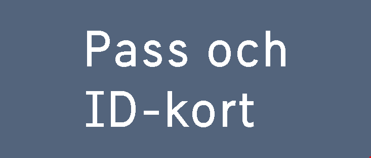 Pass och id-kort