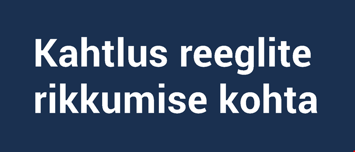 Avaldus Rootsi Välisministeeriumile